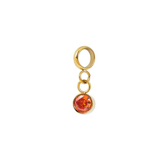 iXXXi Connect Charm Stone Orange Goudkleurig