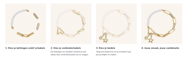 iXXXi Connect Chain Bibi Rose Goudkleurig