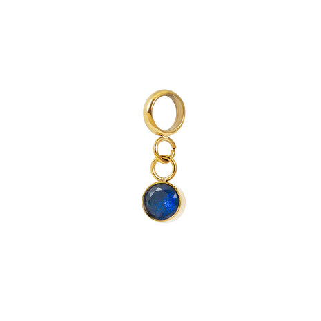 iXXXi Connect Charm Stone Blue Goudkleurig